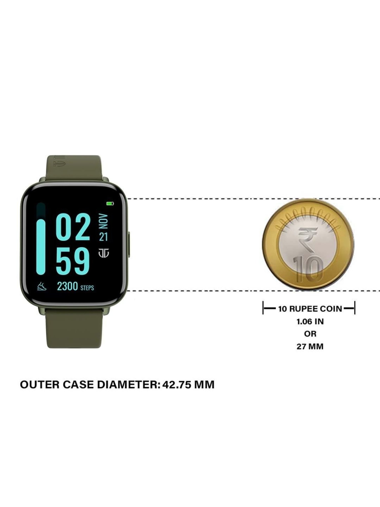 Titan 90155AP03 Unisex Smart Watch