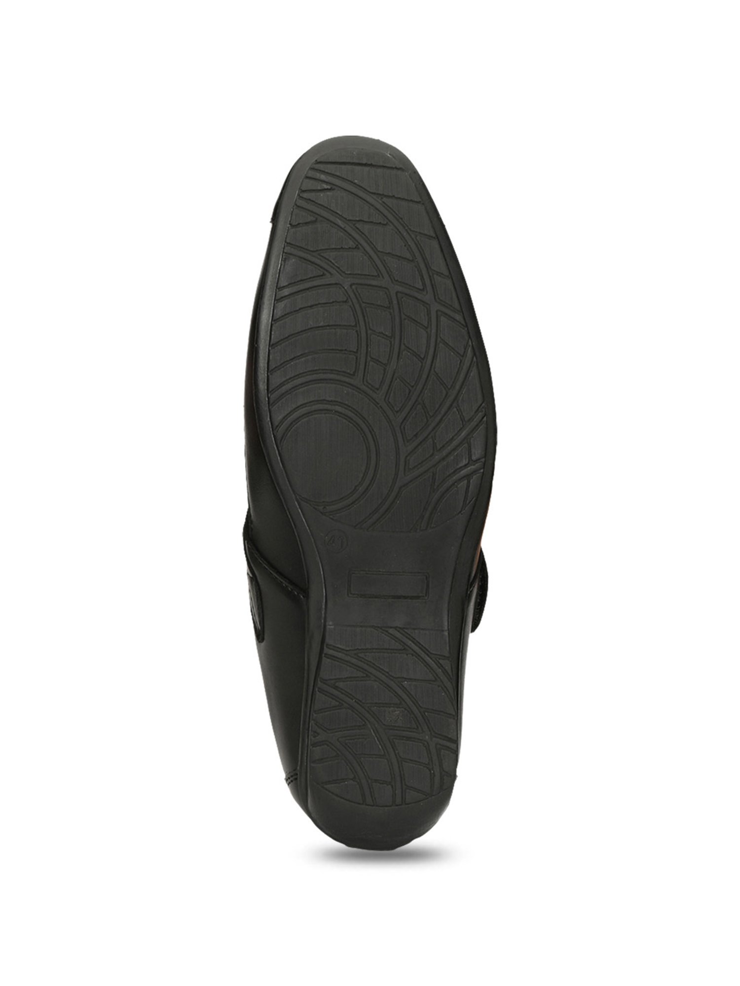 El Paso Men's Black Fisherman Sandals