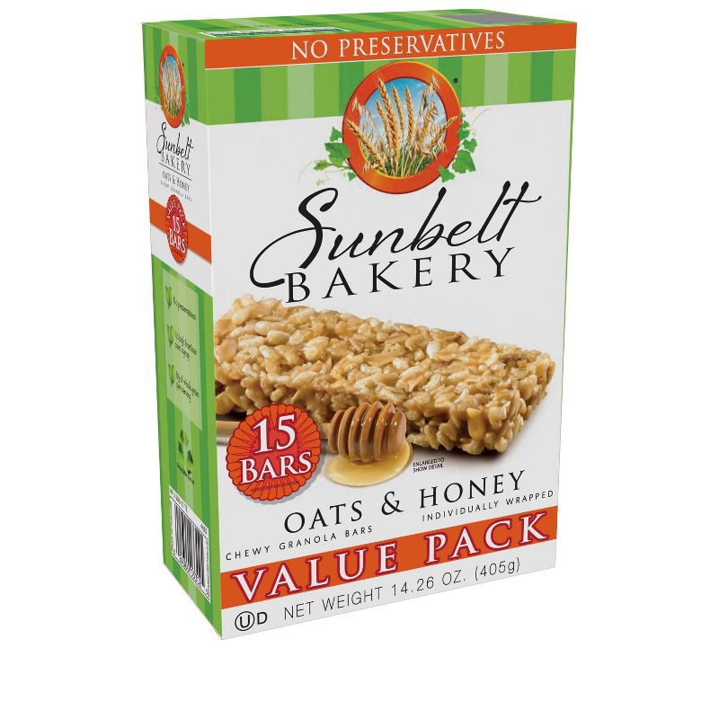 Sunbelt Bakery Oats & Honey Granola Bars - 8ct