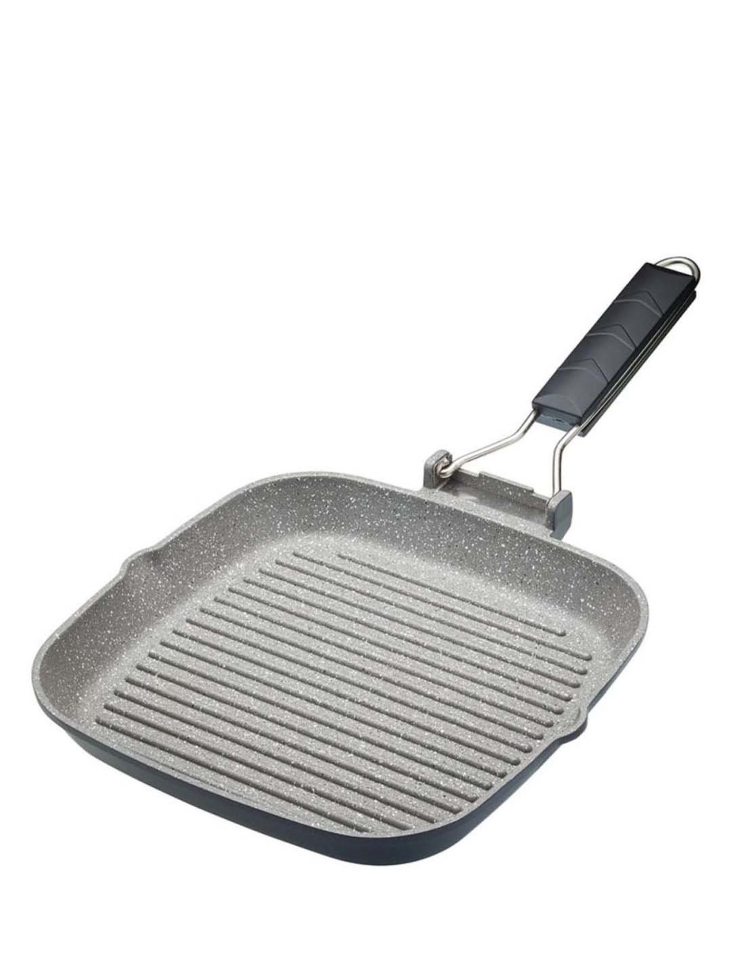 MasterClass Grey Medium Aluminium Grill Pan - 24 cm