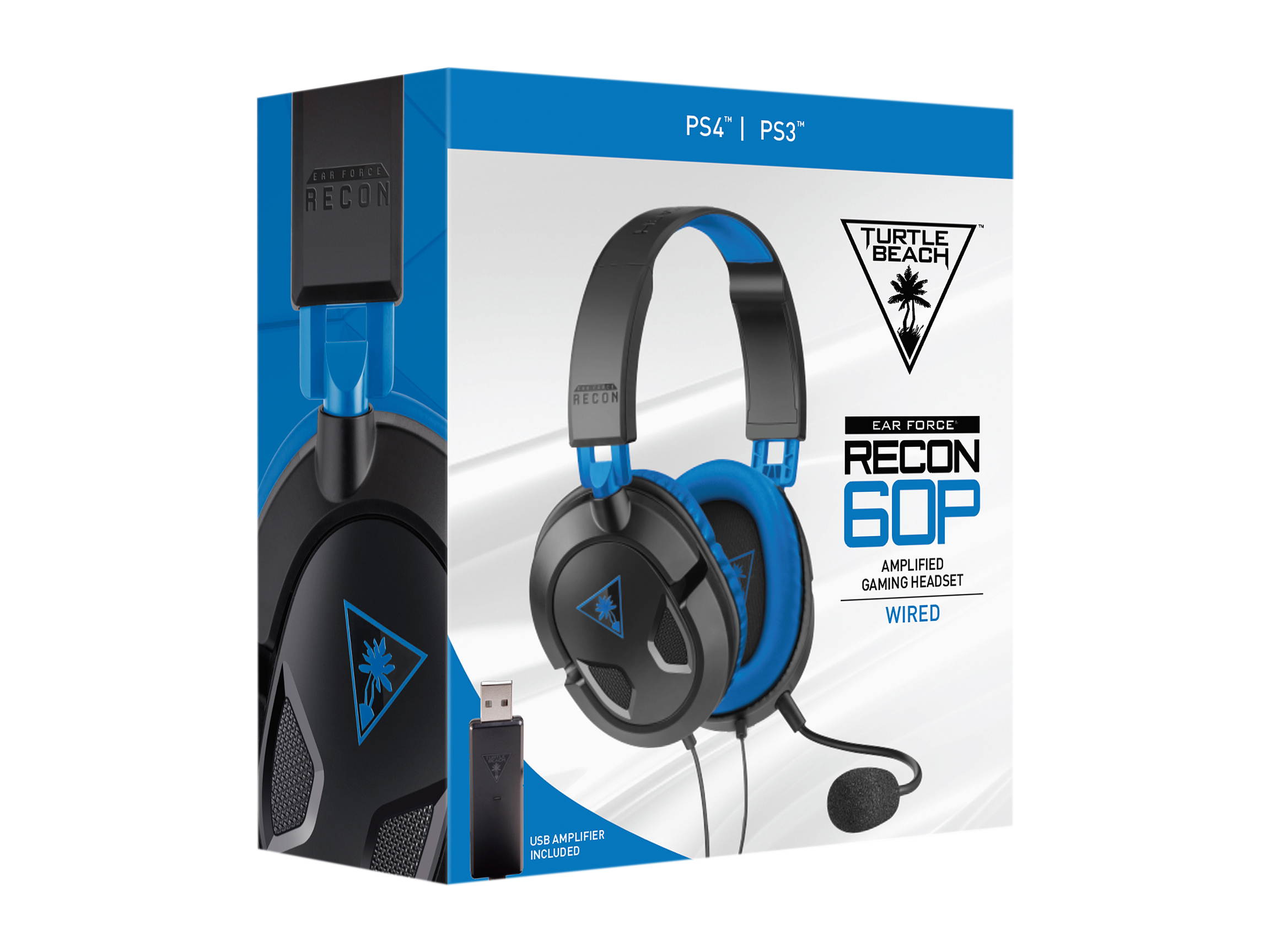 Turtle Beach Ear Force Recon 60P Amplified Stereo Gaming Headset for PlayStation 4 & PlayStation 3