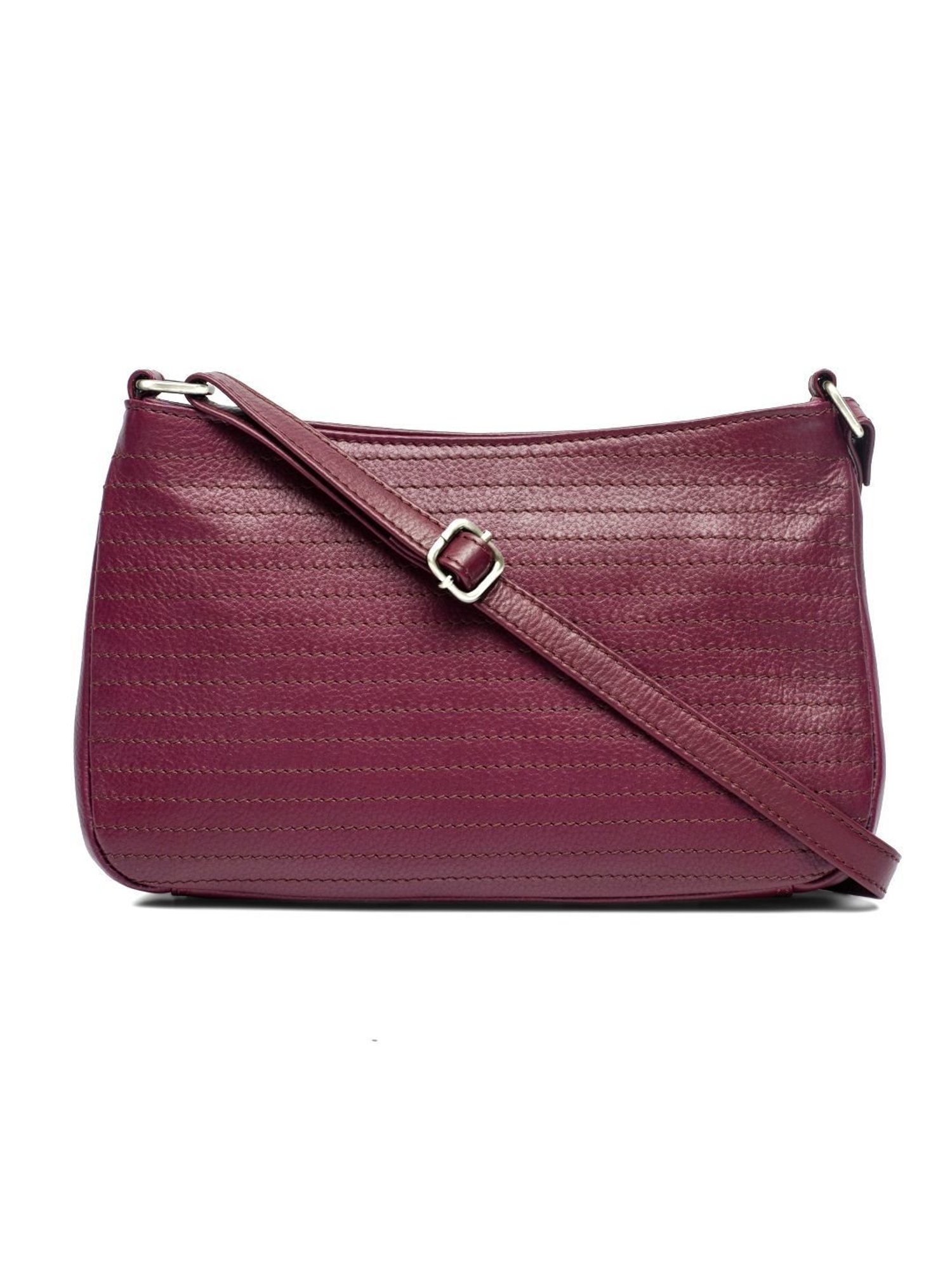 Mai Soli Missy Leather Purple Cross Body Bag