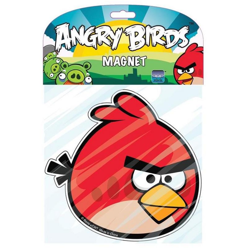 Commonwealth Toys Angry Birds 5" Flat Character Magnet: Red Bird