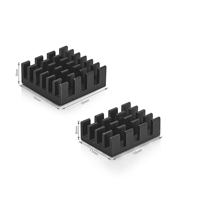 Raspberry Pi 4 8GB Basic Starter Kit with Fan Cooled Heavy Duty Aluminum Alloy Case (Silver)