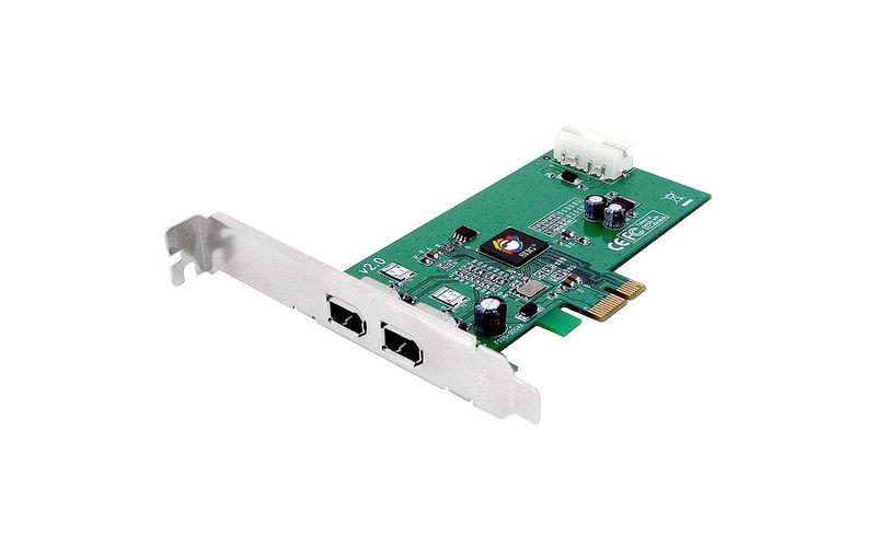 SIIG NN-E20012-S2 2-port FireWire PCI Adapter - 2 x 6-pin IEEE 1394a FireWire External - Plug-in Card