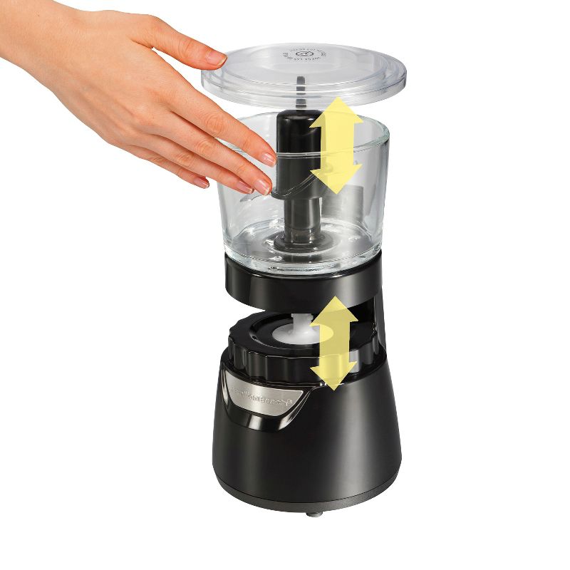 KitchenAid 2 Speed Pulsing Meal Prep Compact Mini Food Processor Chopper with 3.5 Cup Working Bowl, Contour Silver (Certified Refurbished)