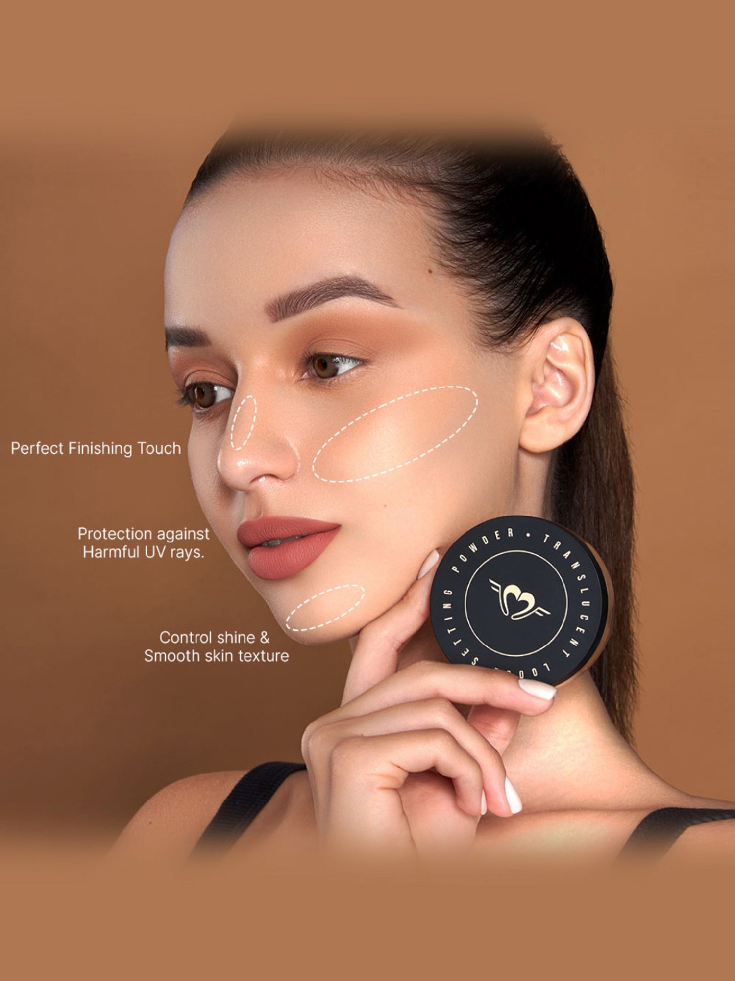 Daily Life Forever52 Translucent Loose Setting Powder Compact Peach - 7 gm