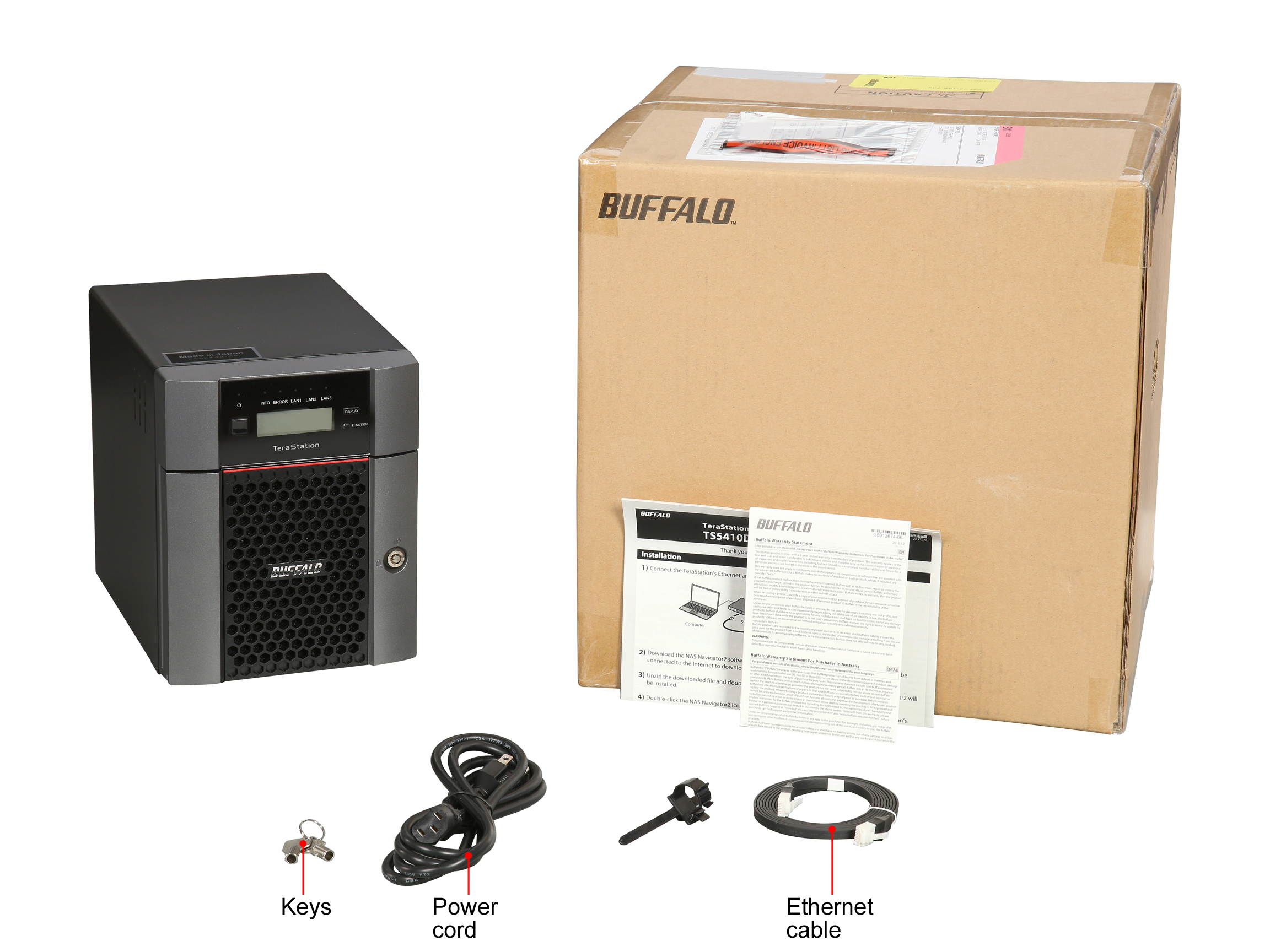 Buffalo TeraStation 5410DN Desktop 24TB NAS Hard Drives Included