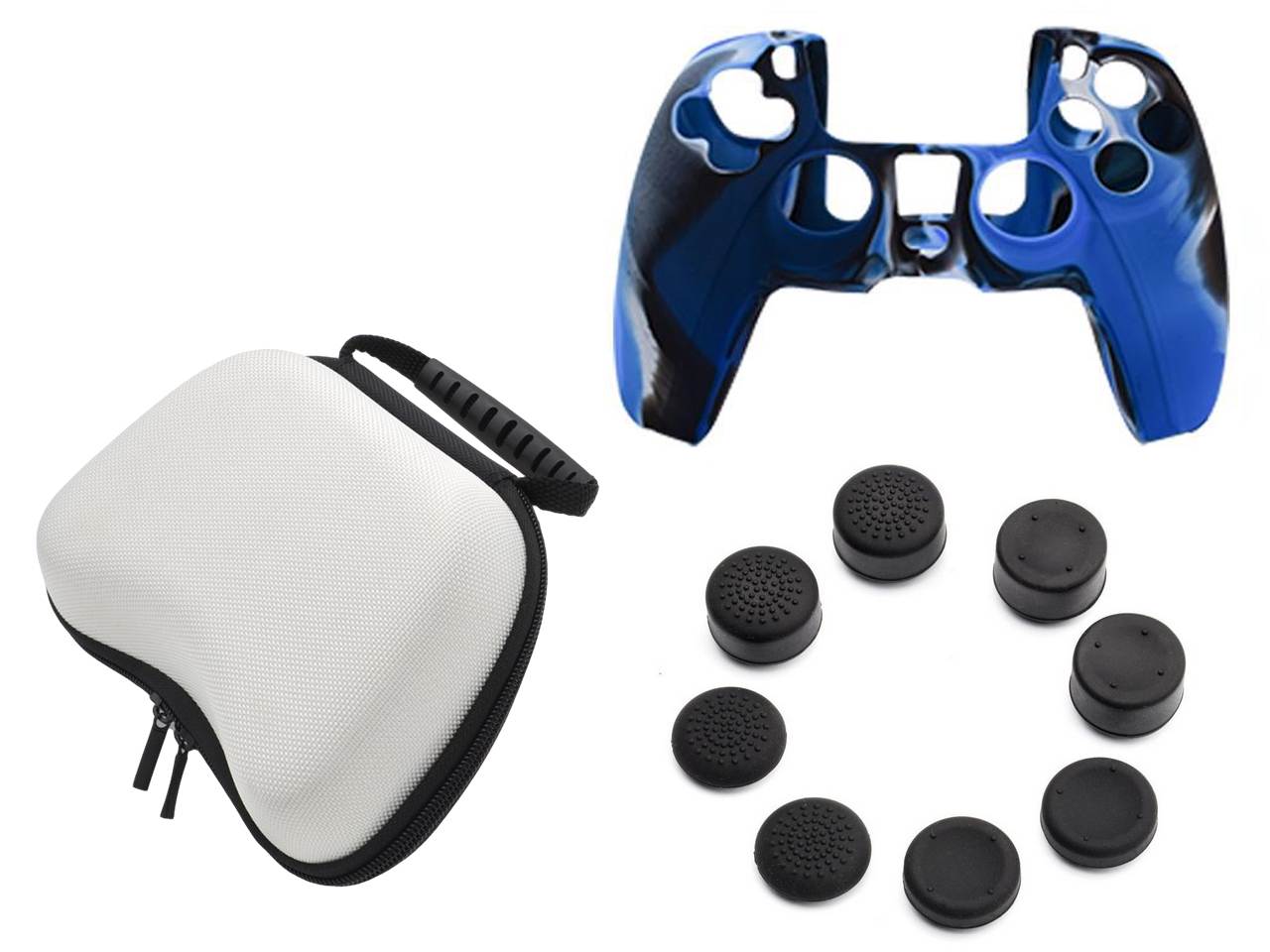For PS5 Gamepad Silicone Protective Cover For SONY Playstation 5 Wireless Controller Protection Case With Non-slip Particles