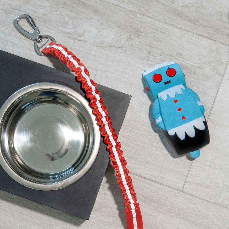 Crowded Coop, LLC The Jetsons Rosie the Robot 6.5 Inch Silicon Squeaker Dog Chew Toy