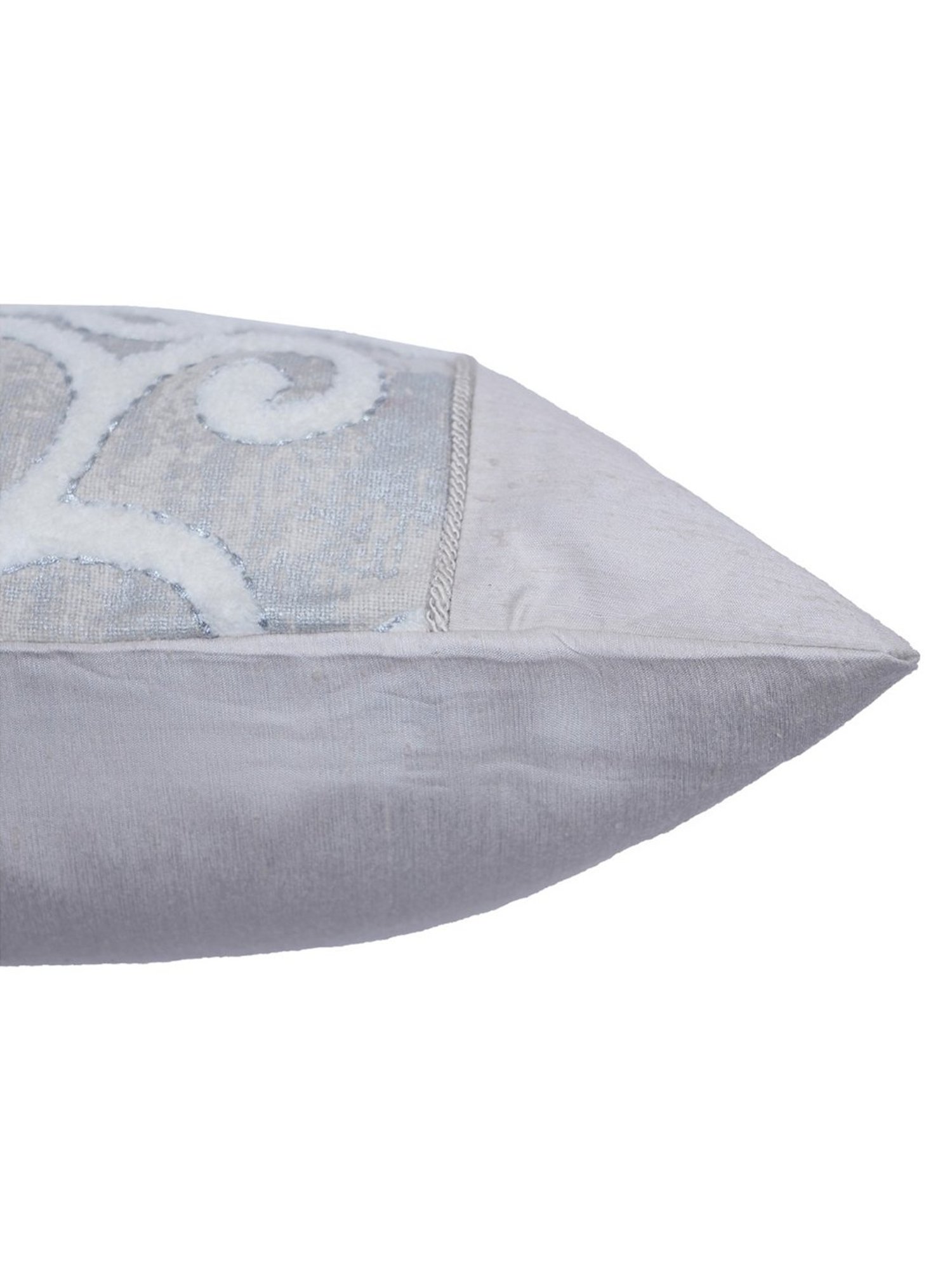 Maspar Vintage Tranquil Essence Folio Fiction Embroidery Beige Viscose Medium Cushion Cover