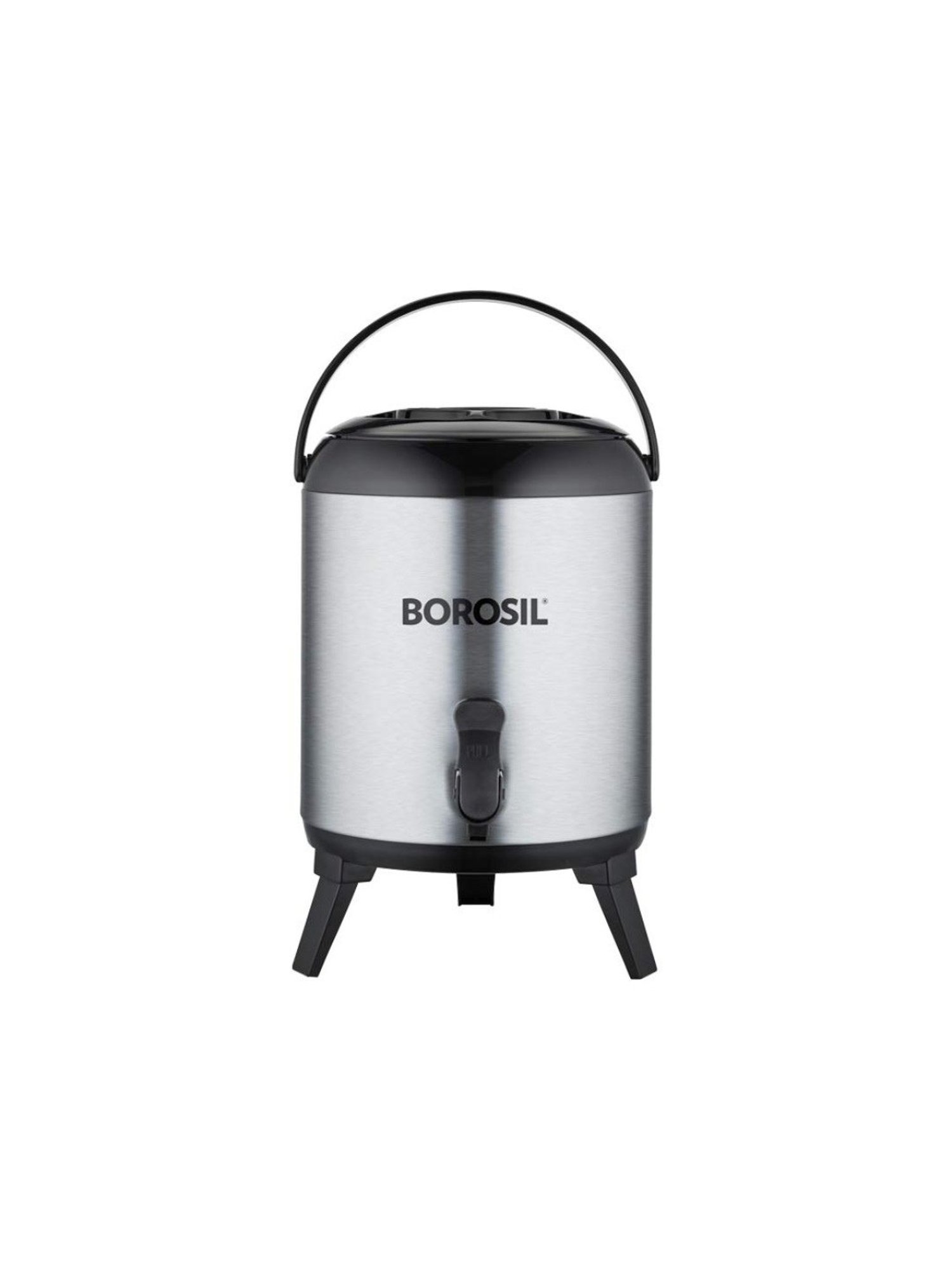 Borosil Silver Stainless Steel Wonder Jug (7600 ML)