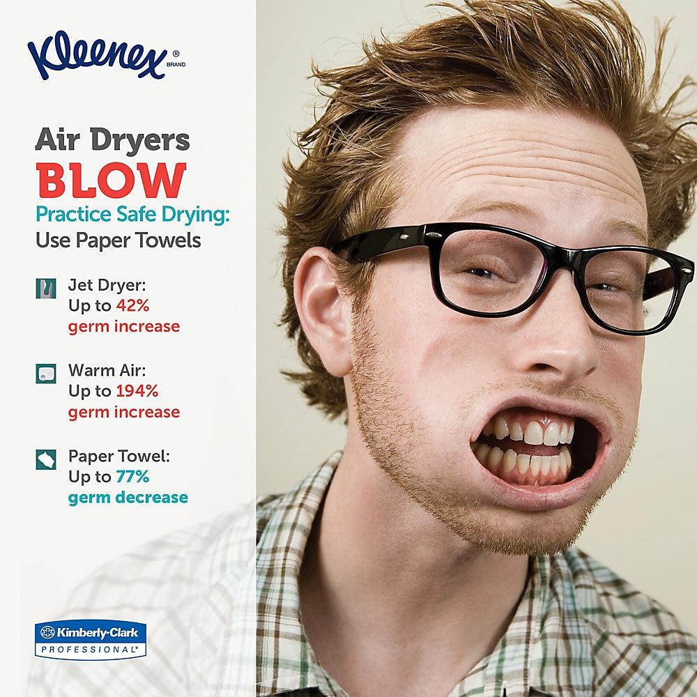 Kleenex&reg; Ultra Soft Hand Towels, Pop-Up Box, 1-Ply, White, 70 Hand Towels Per Box, Case Of 18