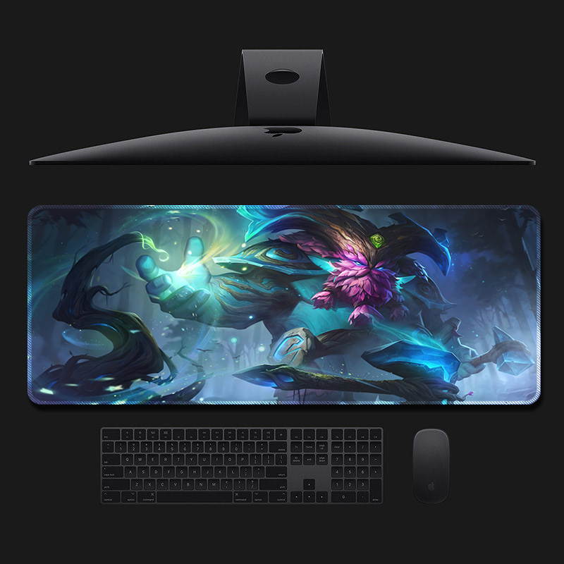 League of Legends theme mouse pad gaming professional player accessories oversized mouse pad non-slip gaming mouse pad