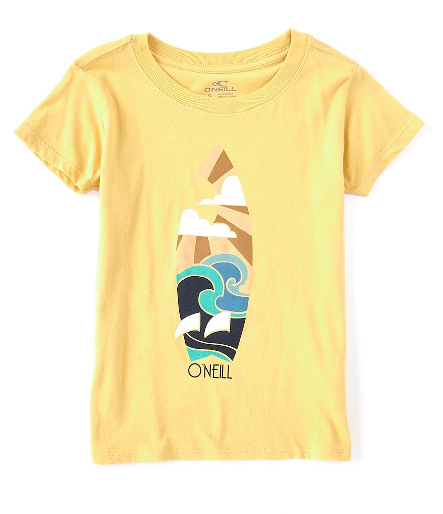 O'Neill Big Girls 7-16 Short-Sleeve Surfs Up Tee