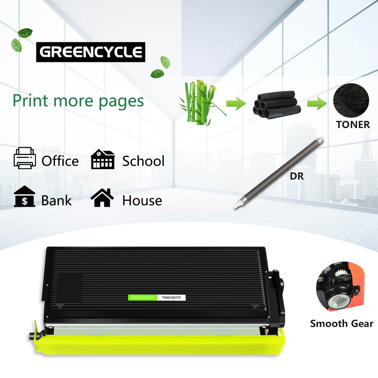 True Color Toner Compatible Lexmark E250X22G Drum Unit Replacement for Lexmark E350 E352 E250 E450, Dell 1720, IBM 1601 1602 1612 1622 Printers (3,000 Pages)
