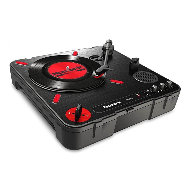 PT01 Scratch | DJ Turntable for Portablists With User Replaceable Scratch Switch, Built In Speaker, Power via Battery or AC Adapter, Three Speed RPM Selection & USB Connectivity