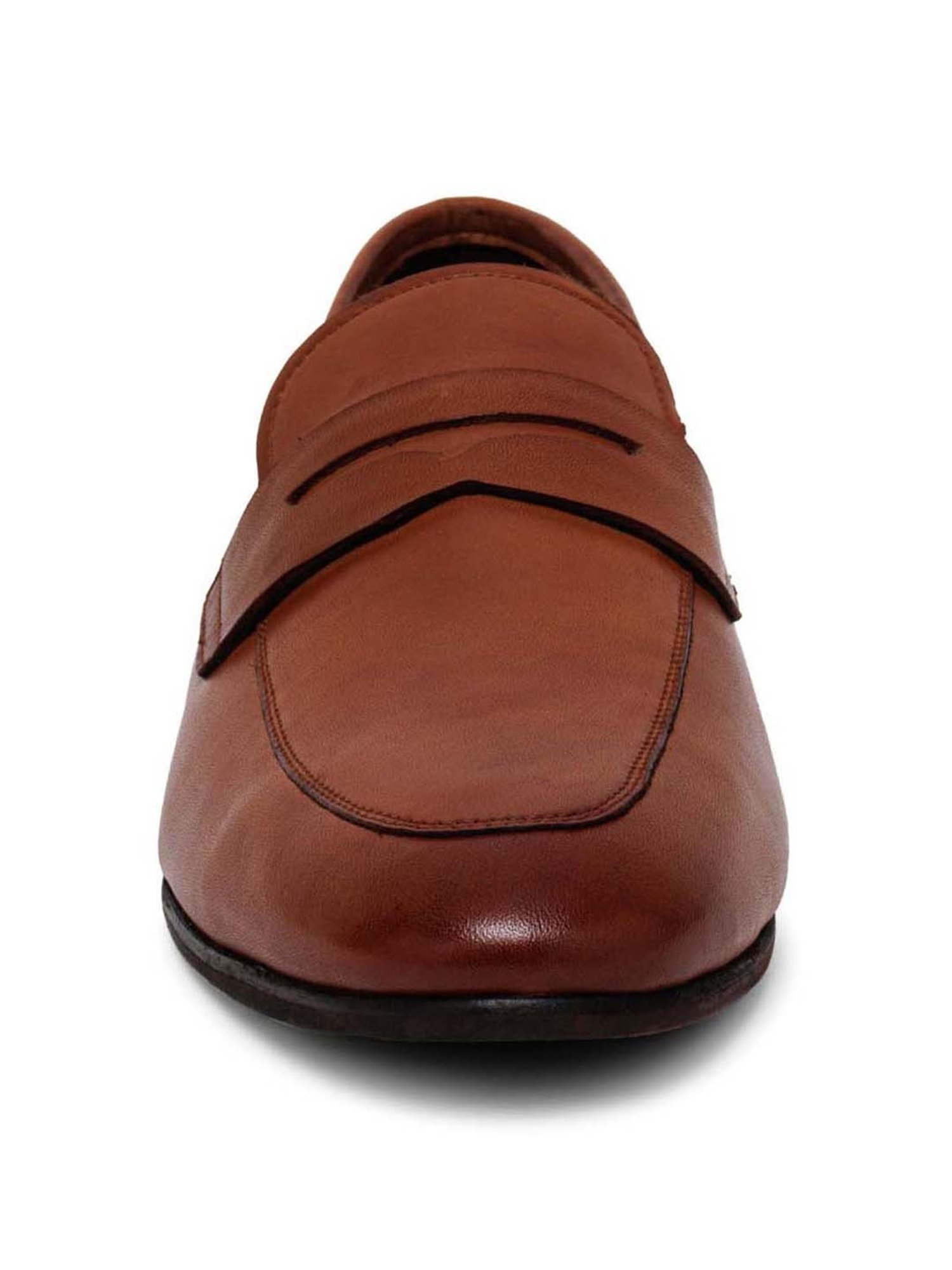 Ezok Men's Tan Casual Loafers