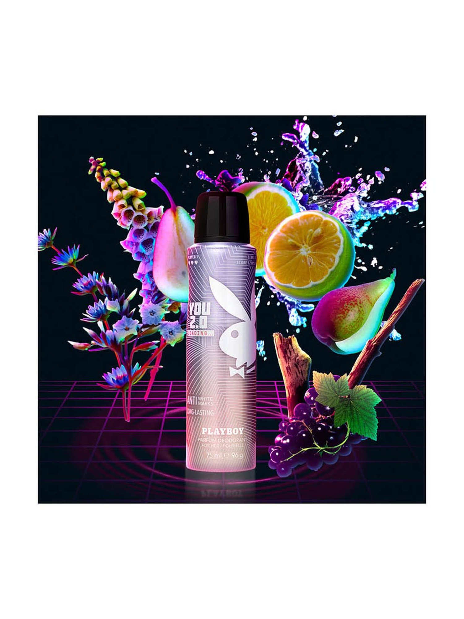 Playboy You 2.0 Loading Deodorant Spray for Women - 75 ml