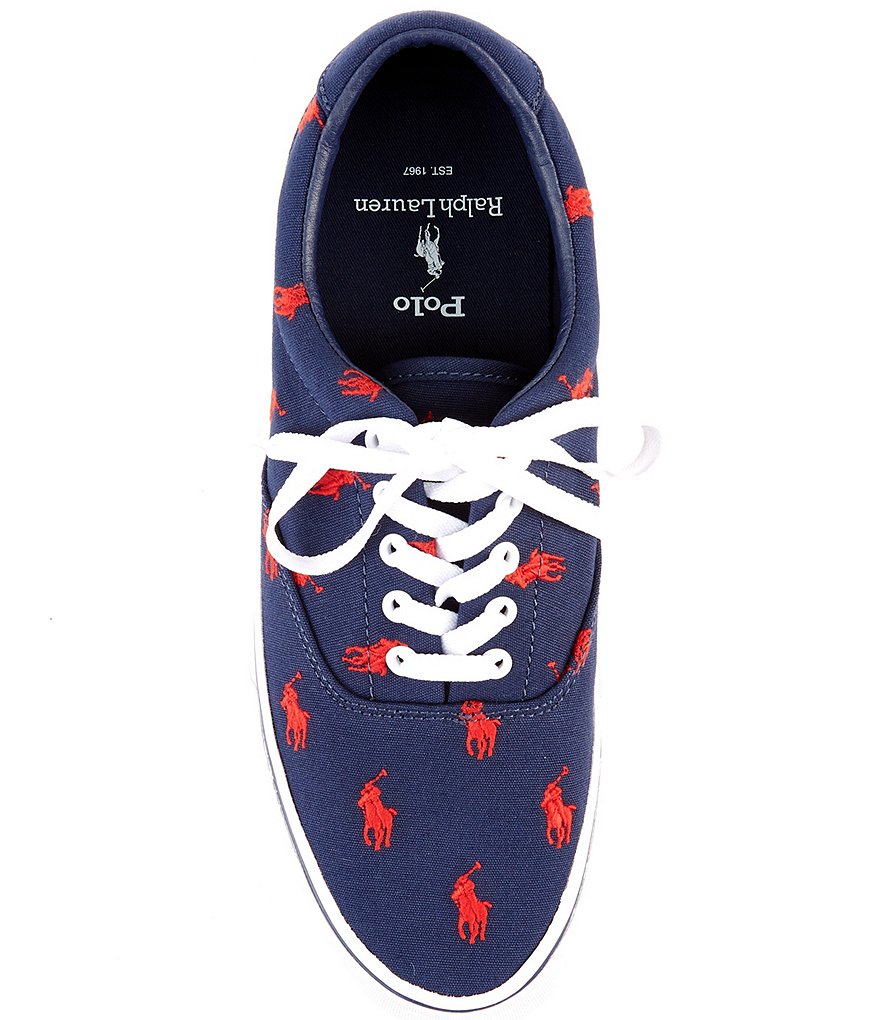 Polo Ralph Lauren Men's Thorton Embroidered Lace-Up Sneakers