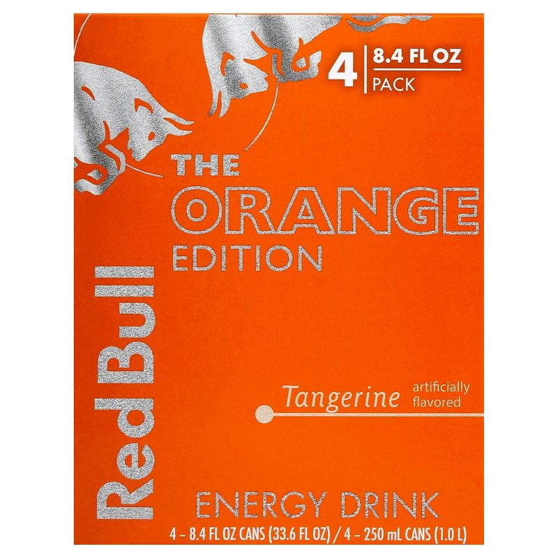 Red Bull Tangerine Energy Drink - 4pk/8.4 fl oz Cans