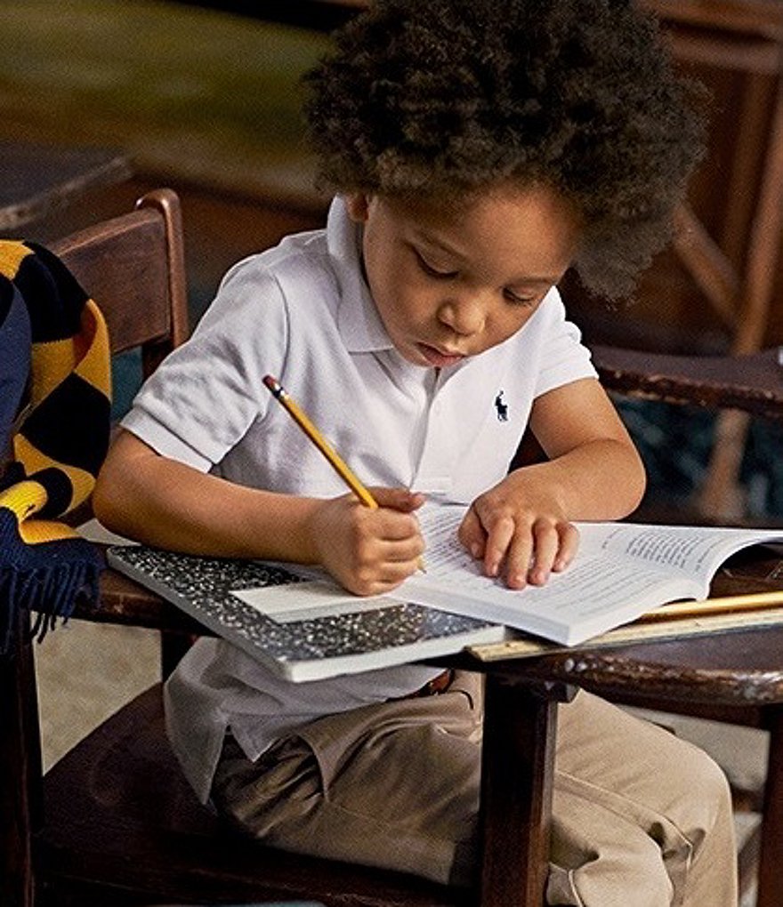 Polo Ralph Lauren Childrenswear Little Boys 2T-7 Short-Sleeve Essential Mesh Polo Shirt