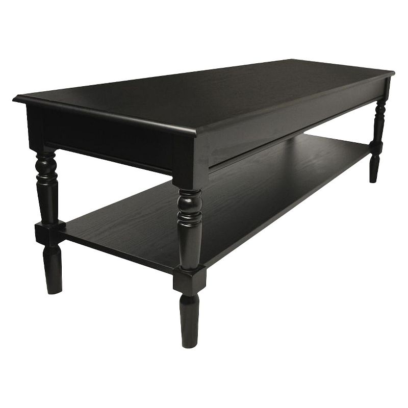 French Country Coffee Table Black - Breighton Home