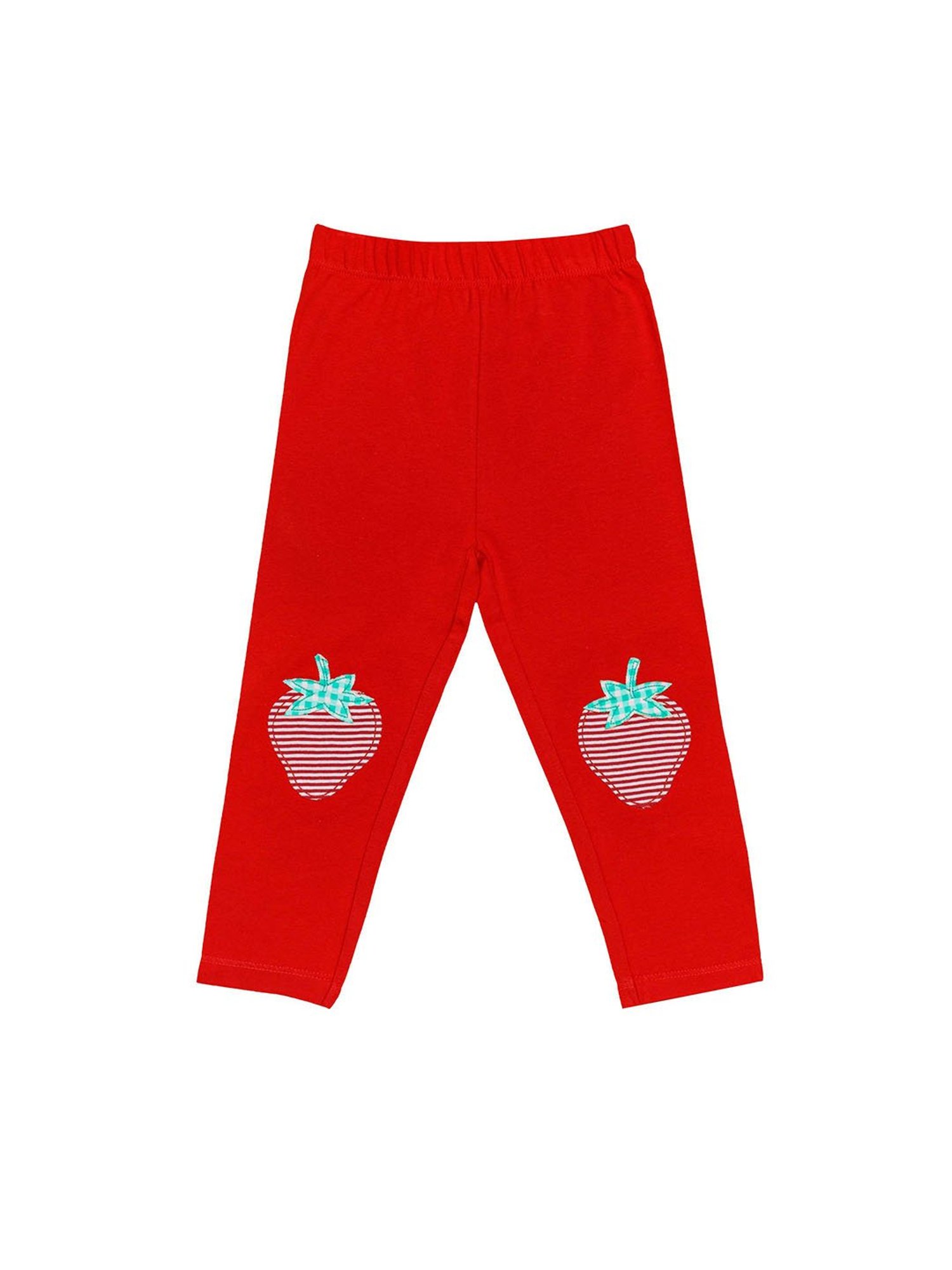 H by Hamleys Infants Girls Red Solid Leggings