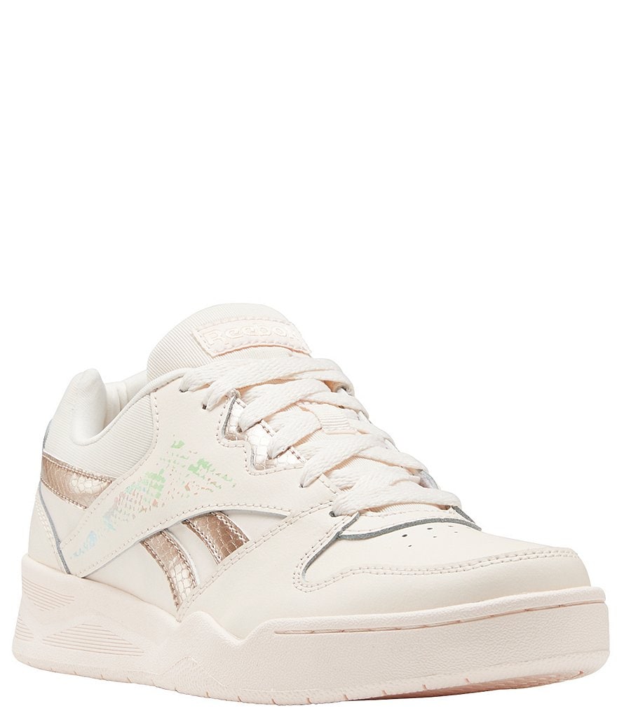 Reebok Women's Royal BB4500 Low 2 Metallic Detail Basketball Sneakers