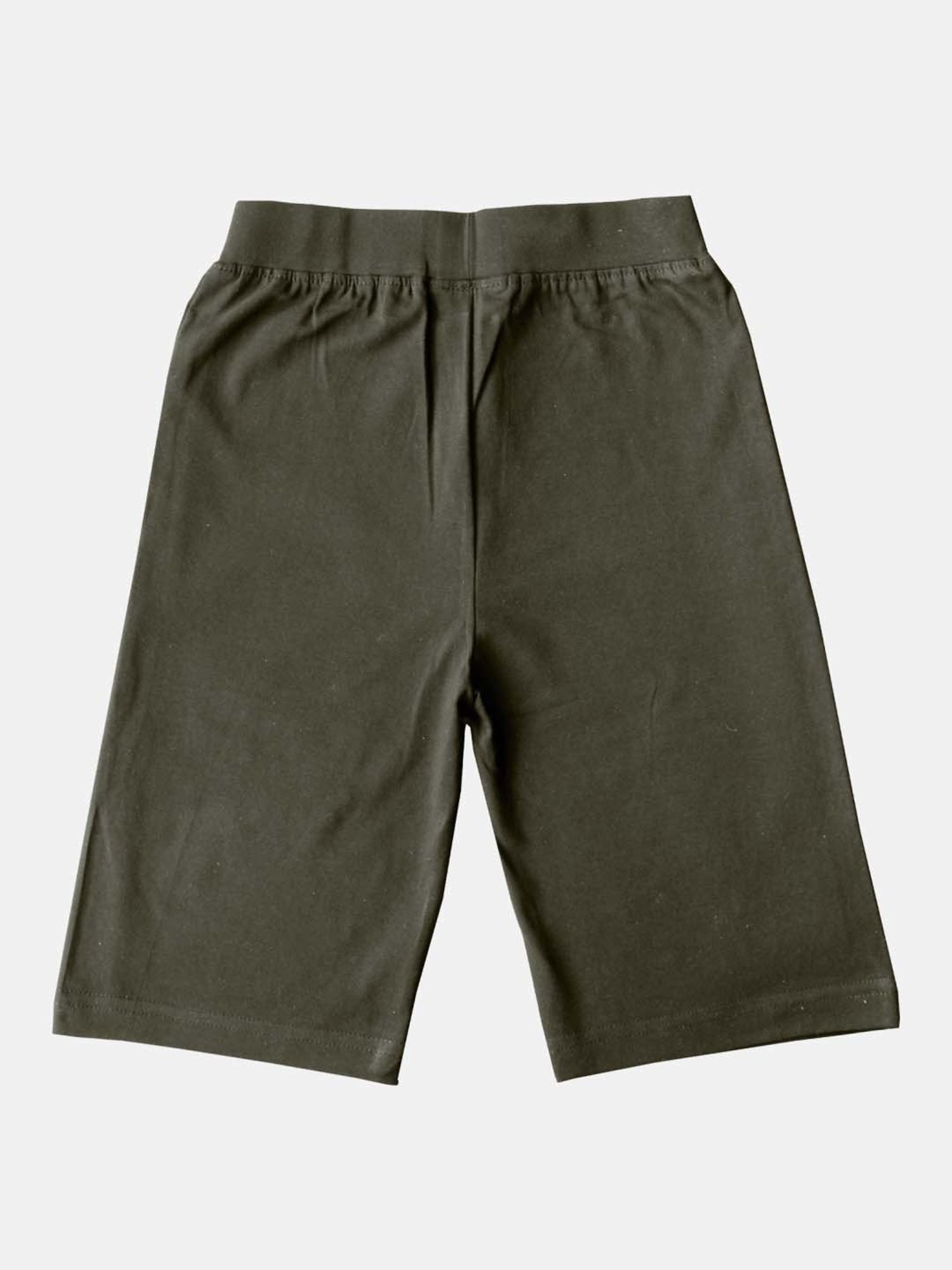 Kiddopanti Kids Black & Steel Grey Logo Cycling Shorts (Pack of 2)