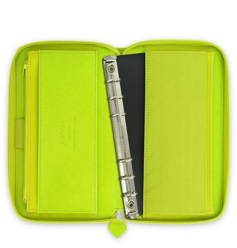 Filofax Saffiano Personal Compact Zip Organizer Pear 2021 - 022537