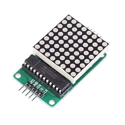 MAX7219 Dot Matrix Module Microcontroller Module Compatible With Arduino by Atomic Market