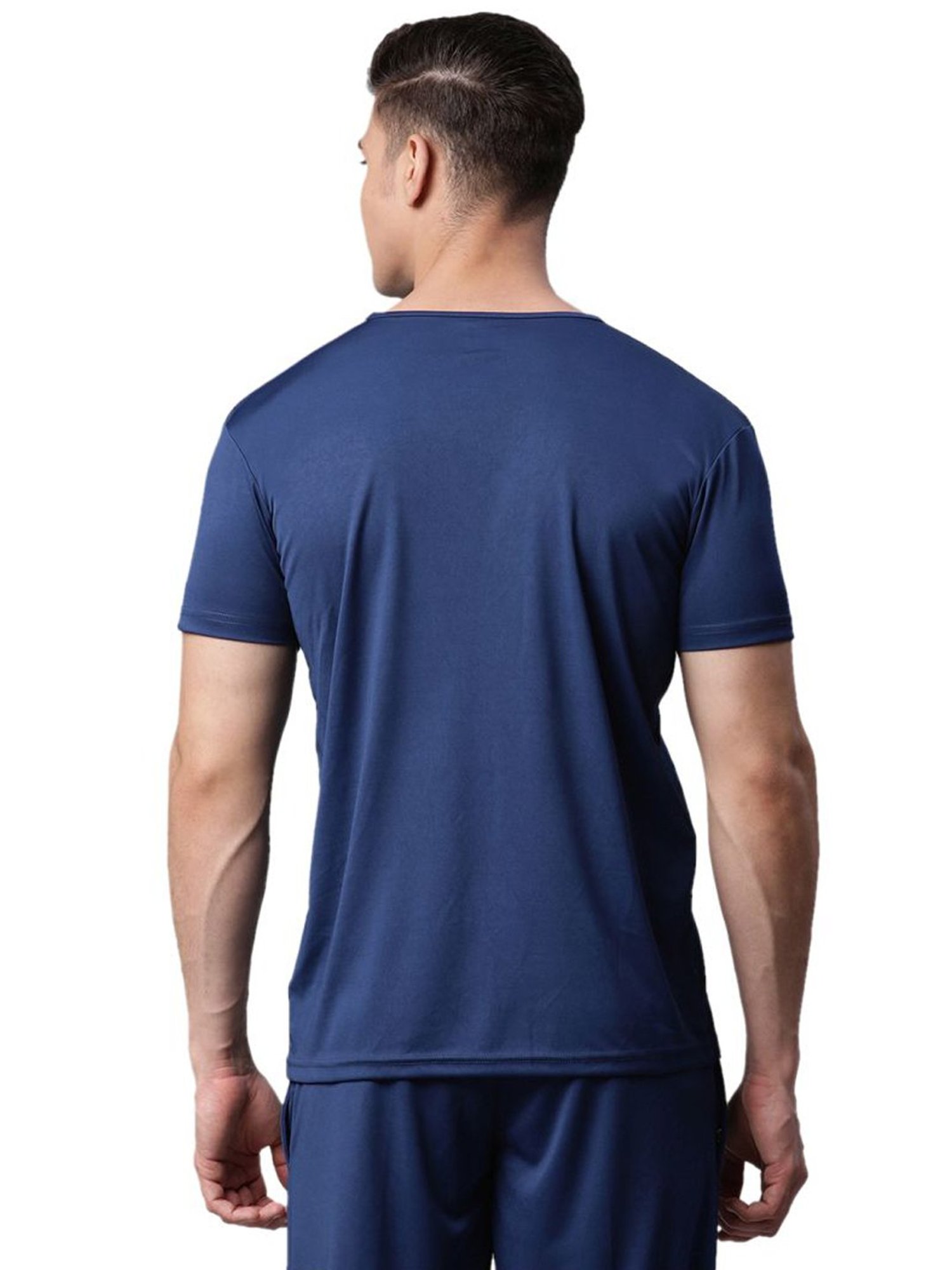 Vimal Jonney Blue Slim Fit T-Shirts