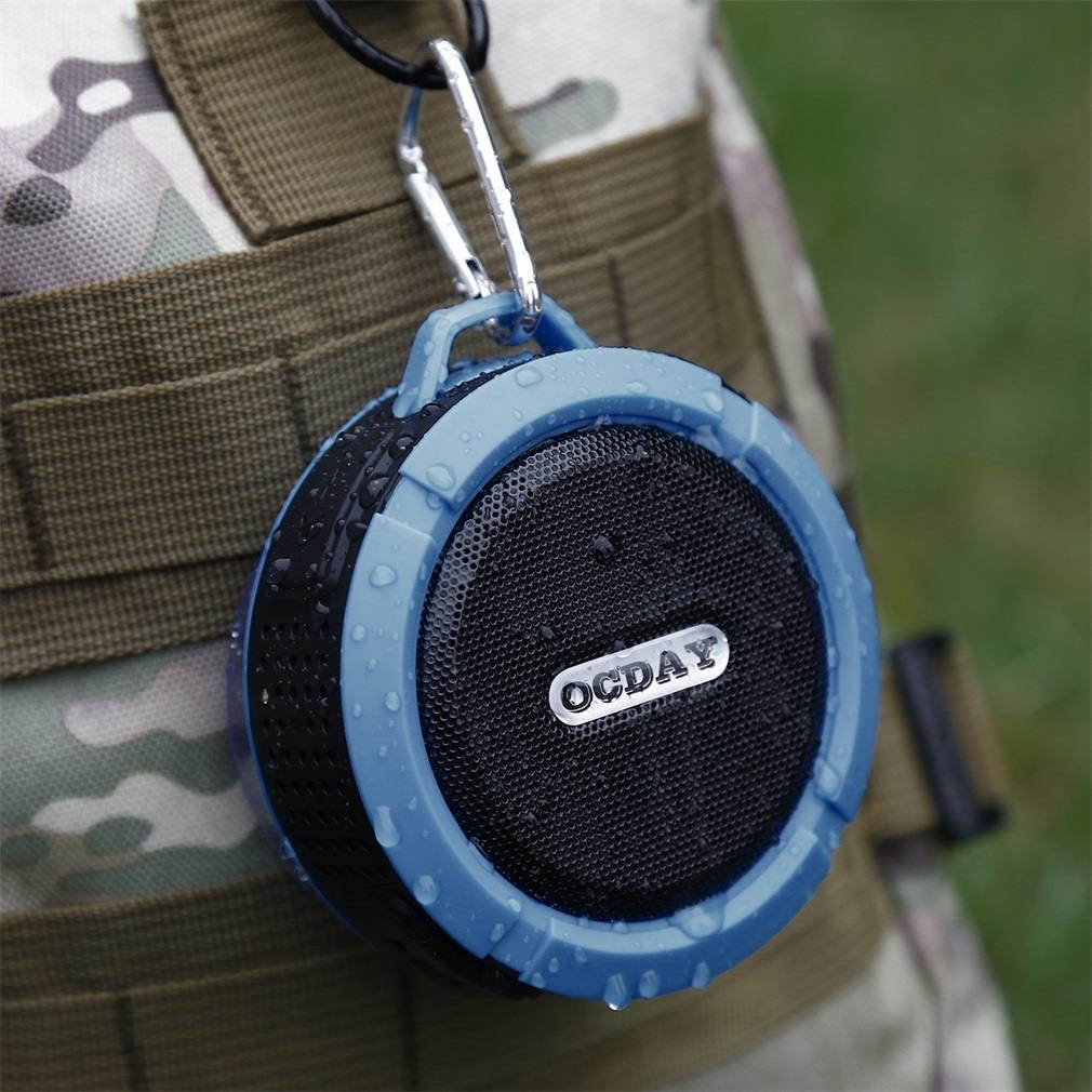 OCDAY C6  Wireless Bluetooth Speaker With Calls Handsfree and Suction Cup
