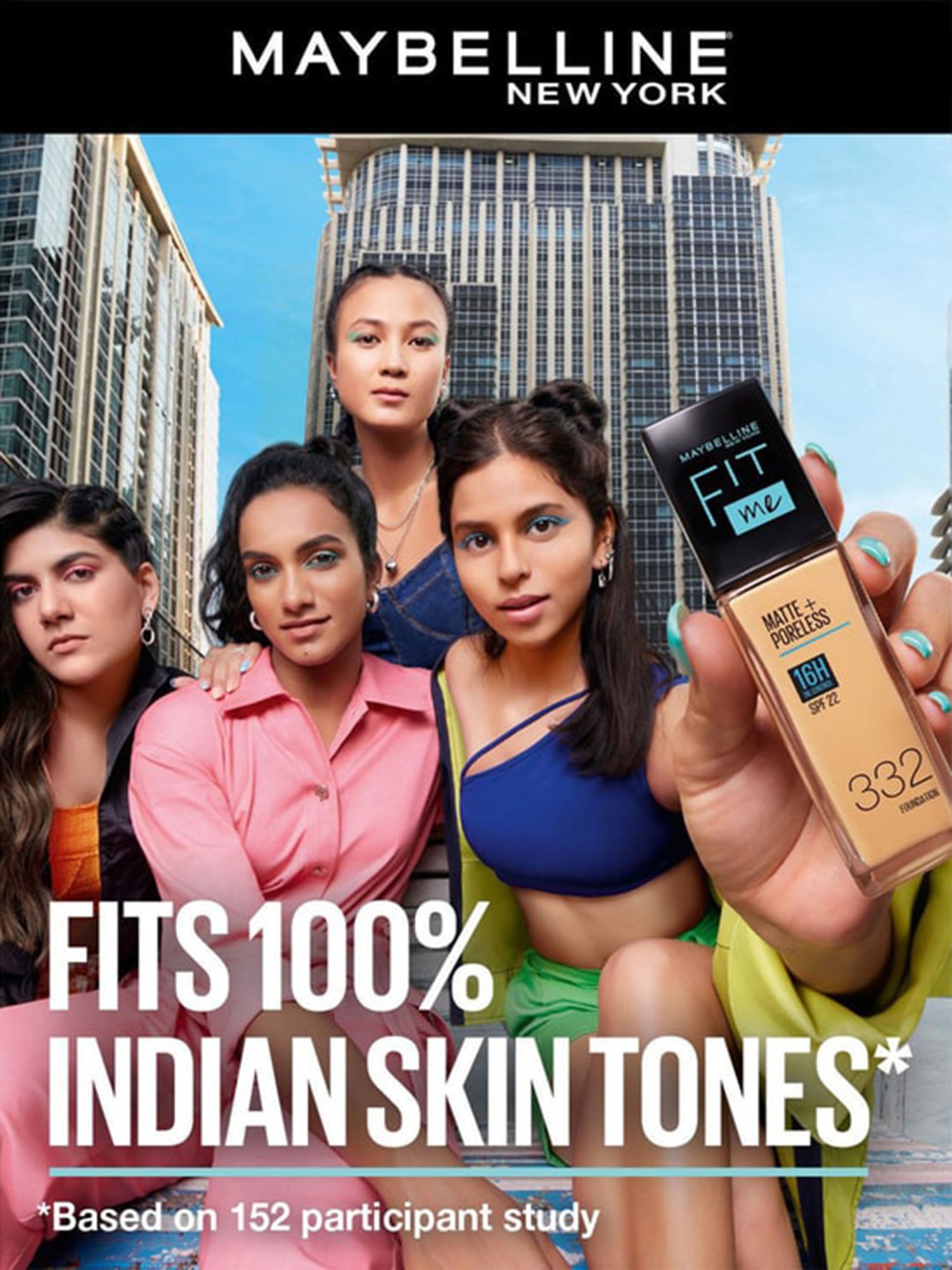 Maybelline New York Fit Me Matte & Poreless Liquid Foundation 312 Golden - 30 ml