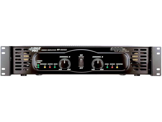 PylePro - 3000 Watt x 2 Bridgeable Power  Amplifier