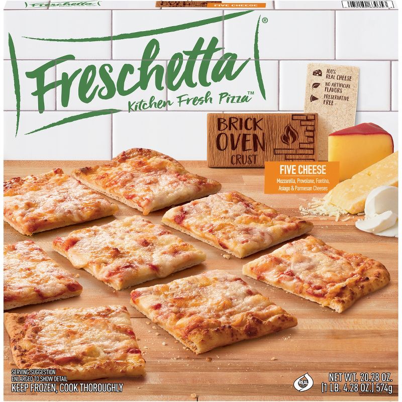 Freschetta Brick Oven 5 Italian Style Cheese Frozen Pizza - 20.28oz