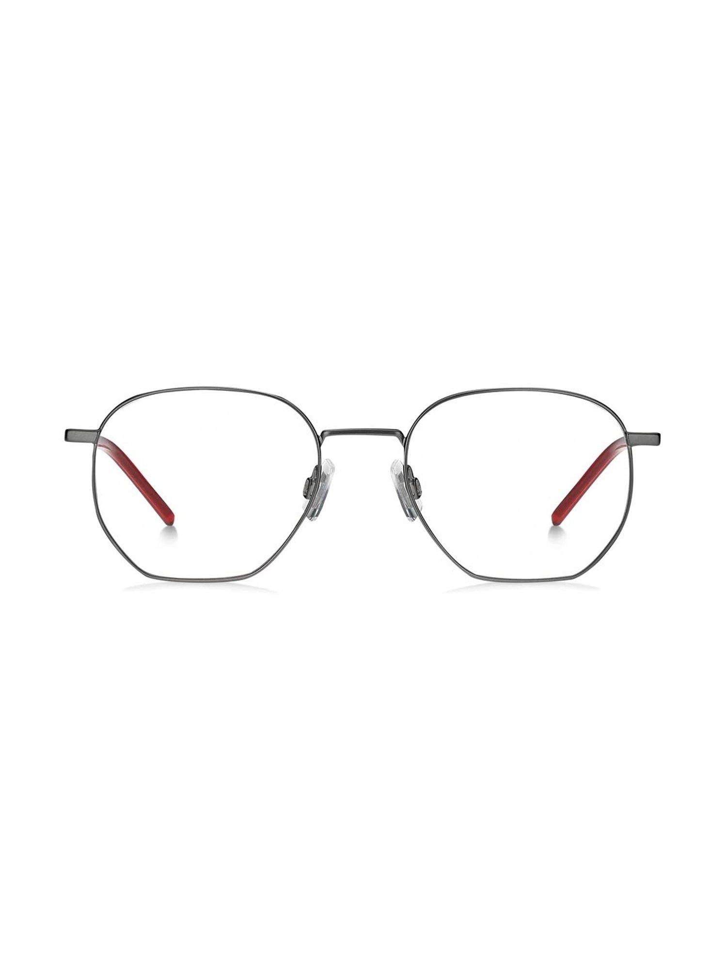 HUGO Grey Geometric Eye Frames for Men