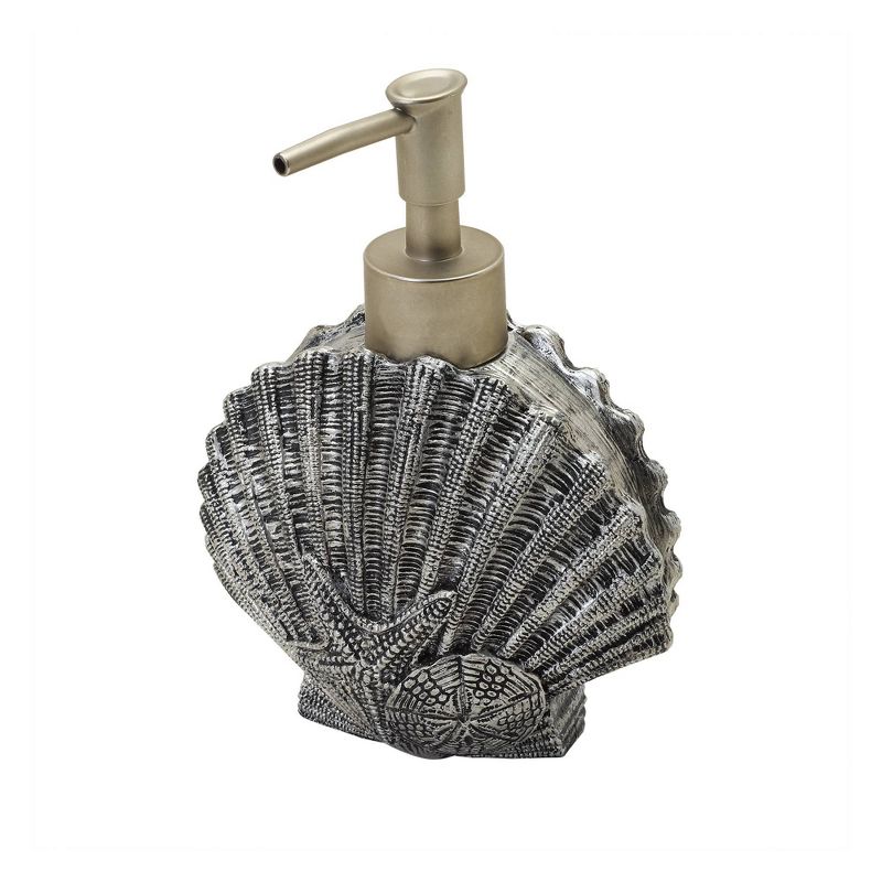 Beach Cottage Resin Slate Novelty Lotion Dispenser Natural/Slate - India Ink