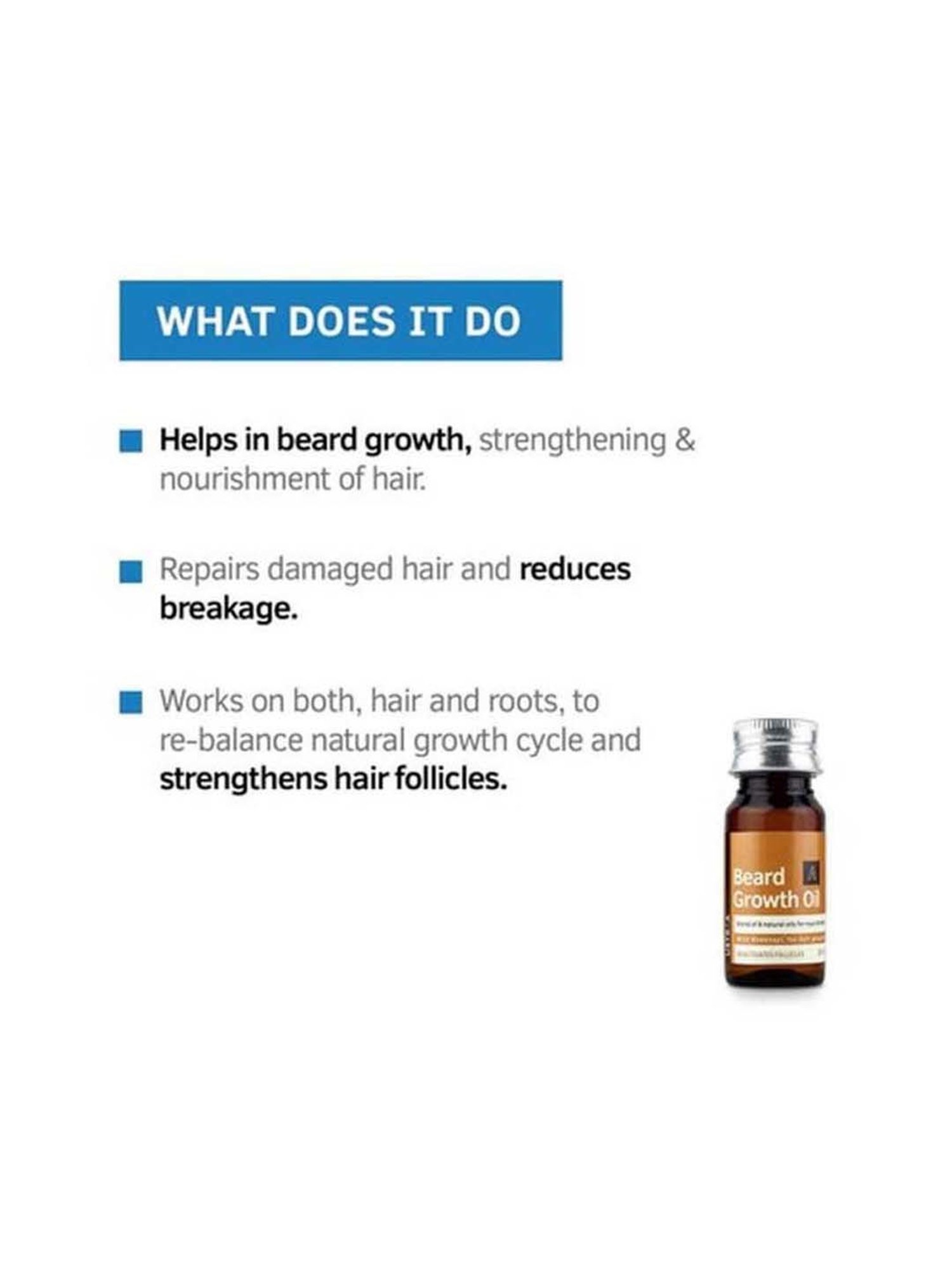 Ustraa Ayurvedic Beard Growth Oil & Hair Growth Vitalizer Combo