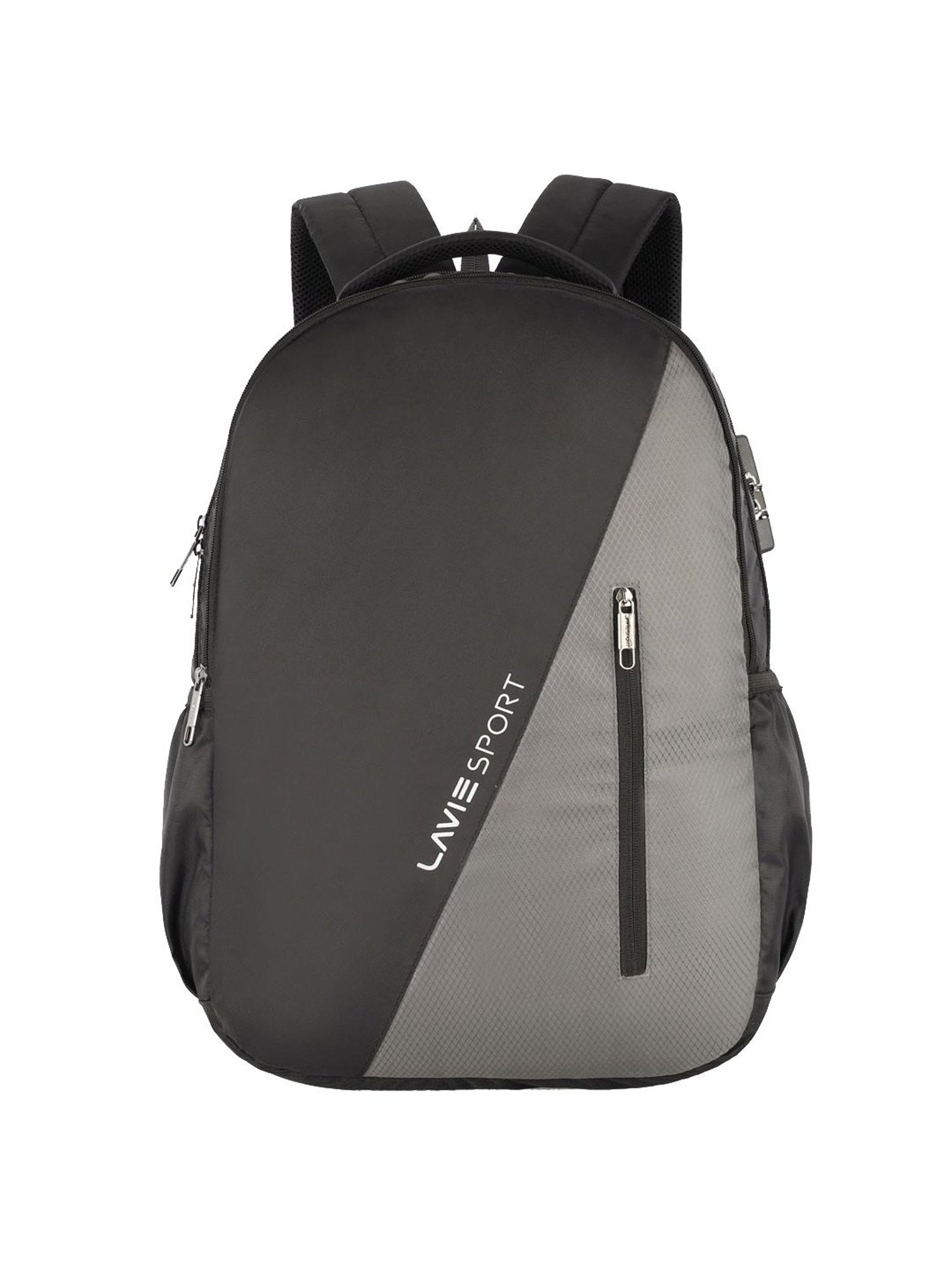 Lavie Sport Diagonal 36L Anti-theft Laptop Backpack For Men & Women (Black)