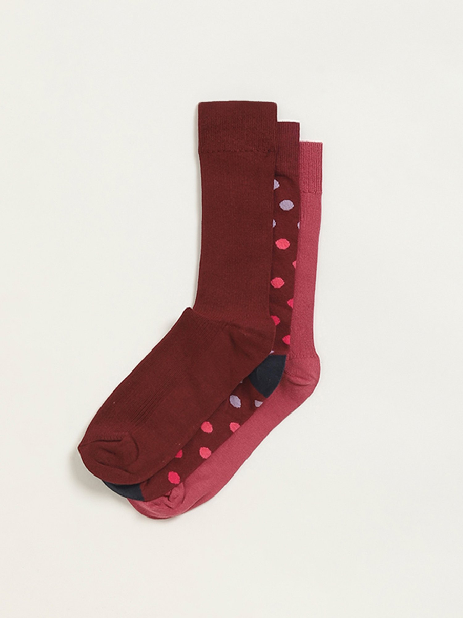 WES Lounge by Westside Multicolor Printed Full-Length Socks - Pack of 3