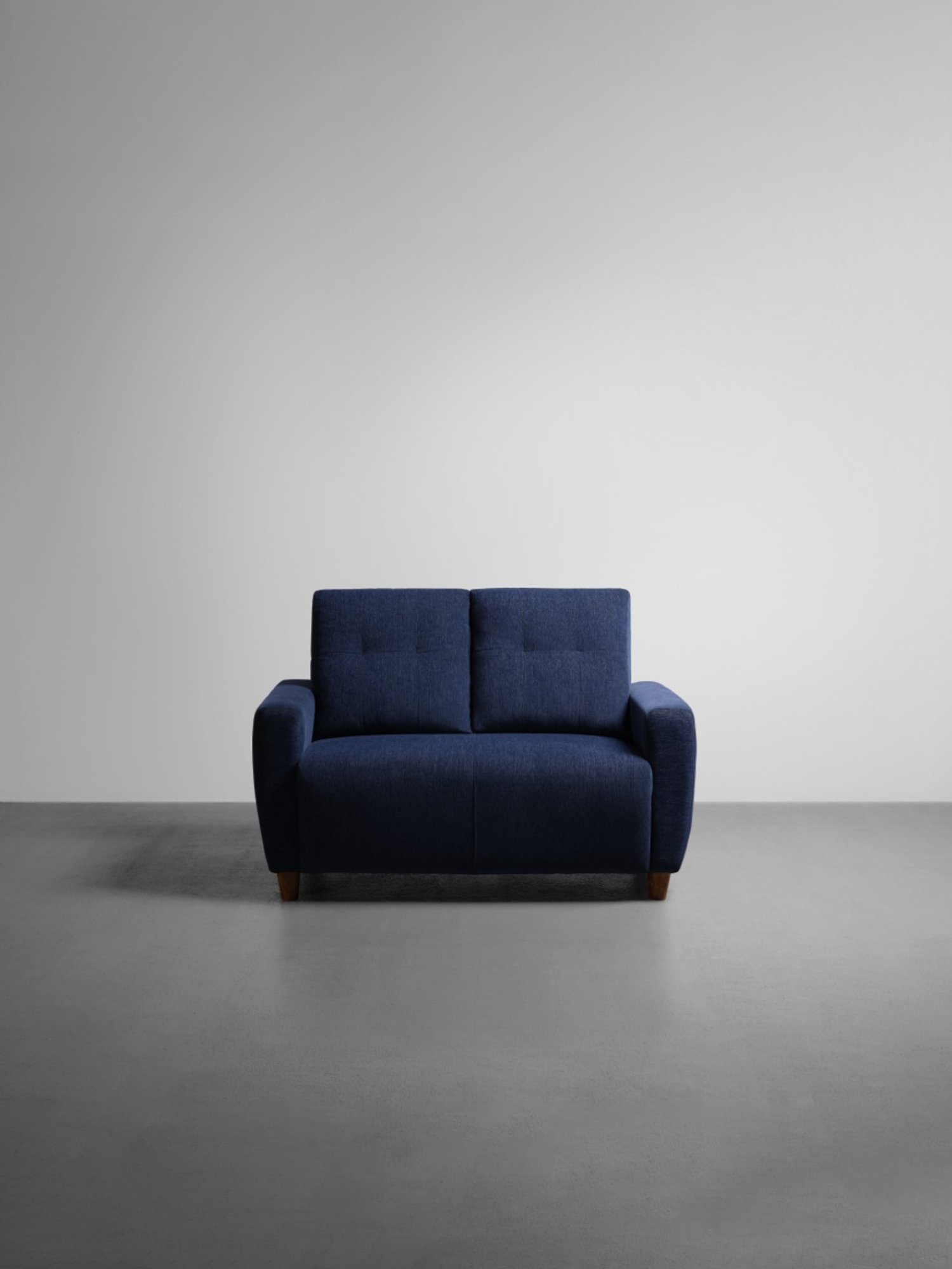 Sleepyhead Yolo Berry Blue Fabric 2 Seater Sofa