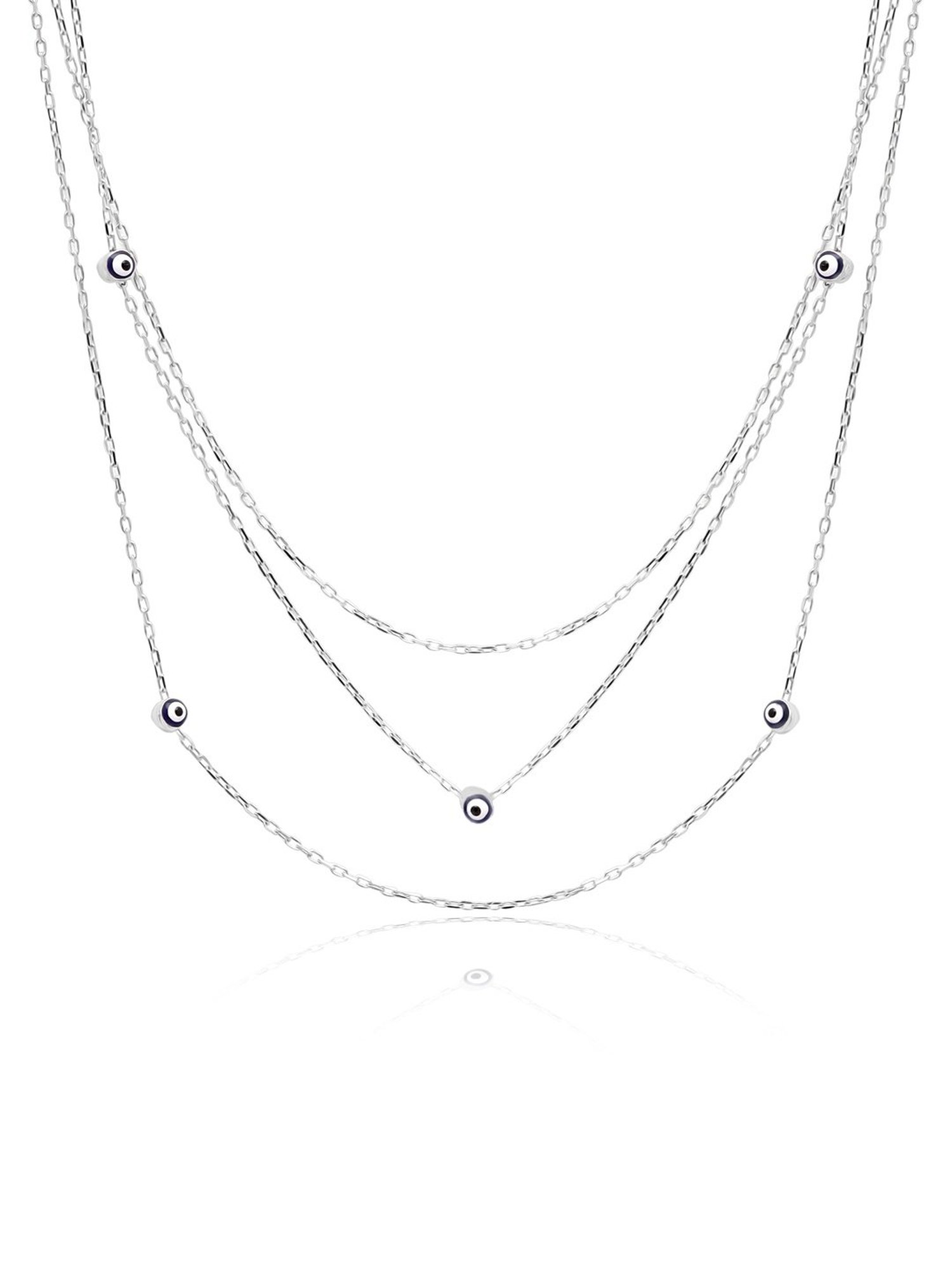 Ornate Jewels 92.5 Sterling Silver Red Ruby Necklace for Women