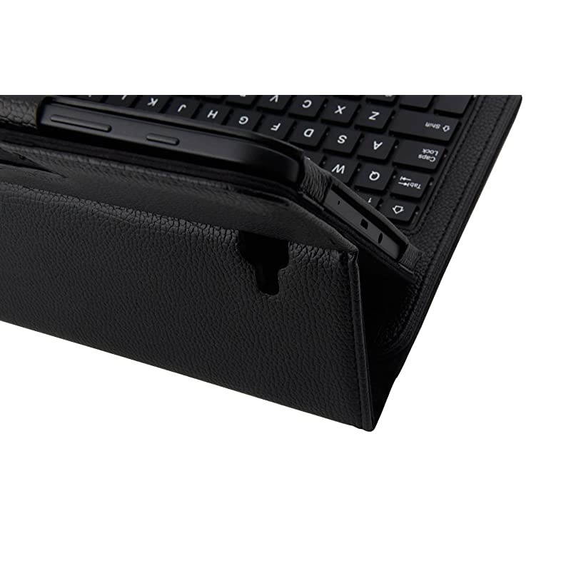 Keyboard Case for Samsung Galaxy Tab A 97 Folio PU Leather Stand Case Cover with Detachable Wireless Keyboard for Samsung Galaxy Tab A 97 Inch Black
