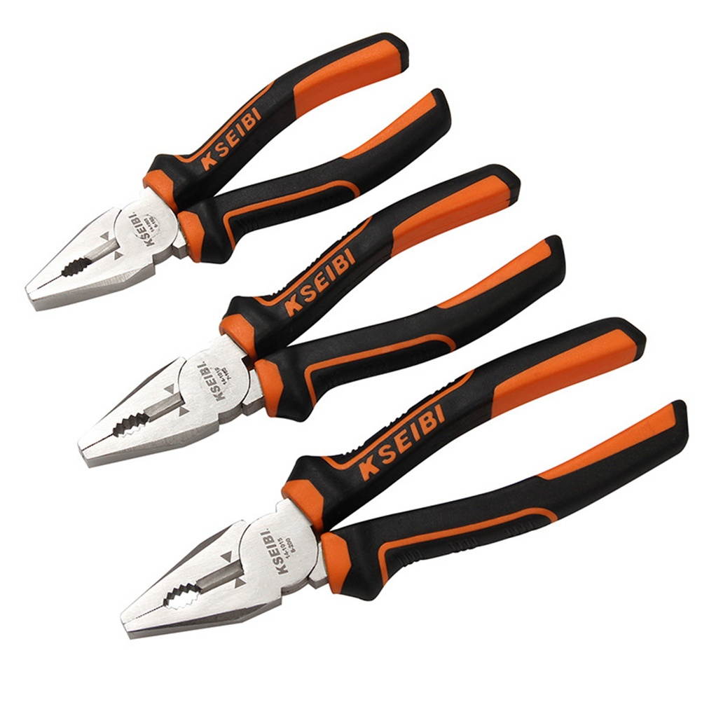 Multi-functional Vise Household Pliers Flat Mouth Pliers Car Emergency Tool (6 Inches)