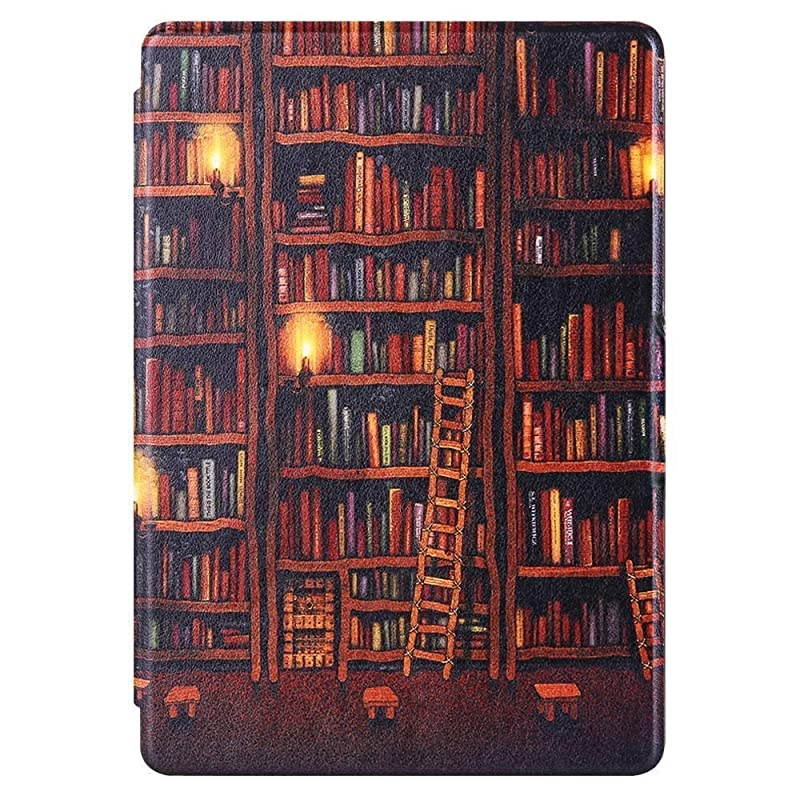 Painting Case for AllNew Kindle Paperwhite 10th Gen 2018 Release onlyWill Not fit Prior Gen Kindle Devices Library