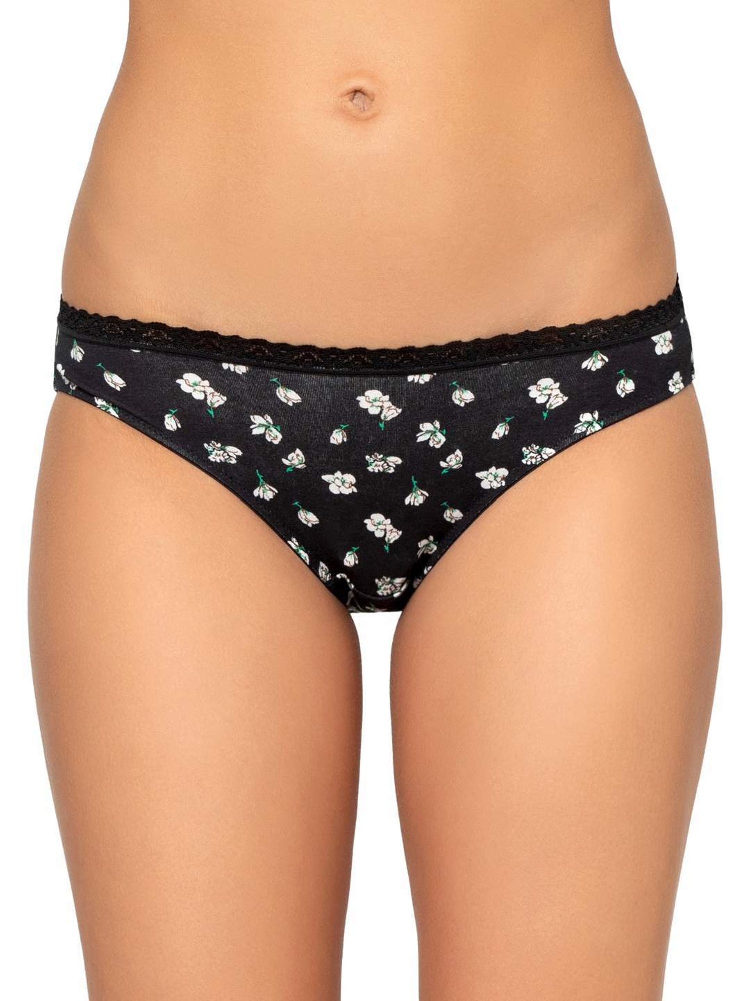 Lyra Assorted Color Cotton Printed Hipster Panties - Pack Of 4