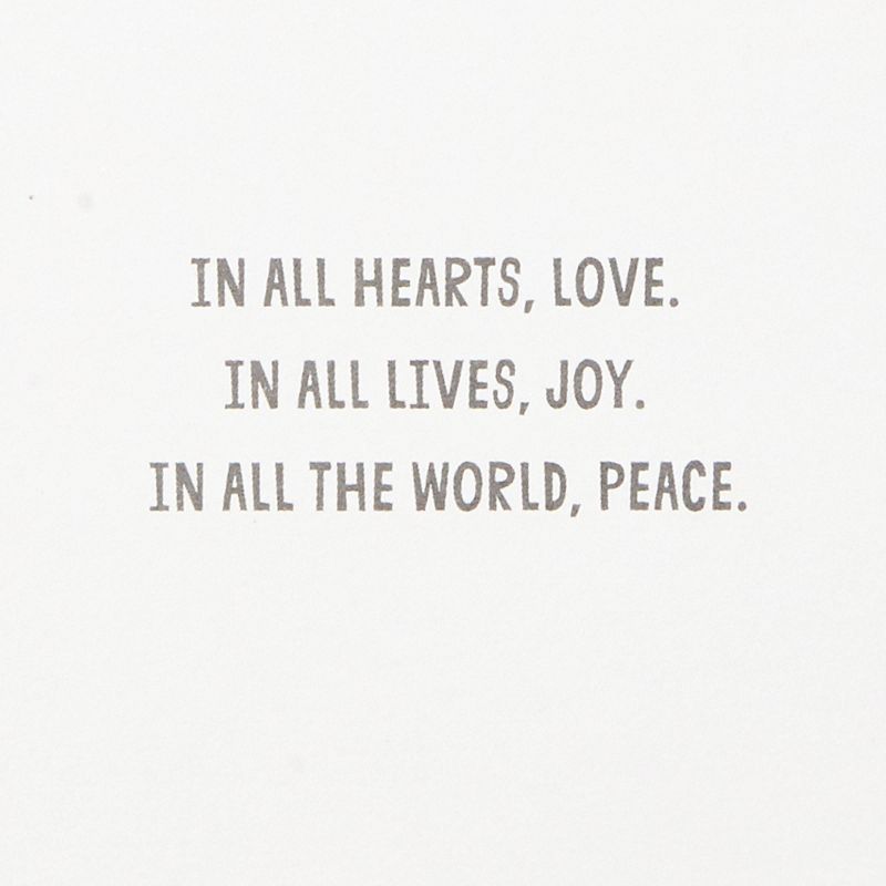 10ct Hallmark Unicef Peace World Foil Boxed Cards