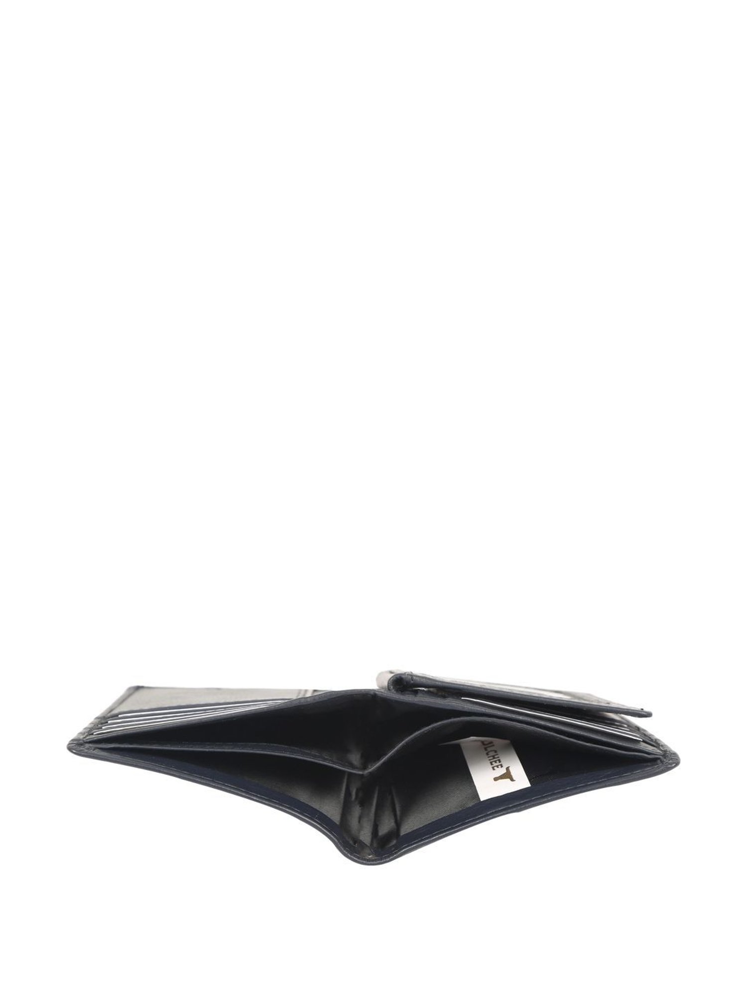 BULCHEE Navy Casual Leather Bi-Fold Wallet for men